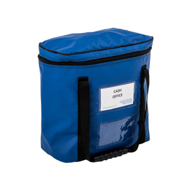 Hartgeldtasche - Quadrat, Blau